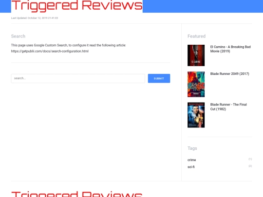 search screenshot