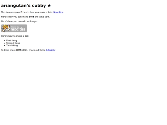 index screenshot
