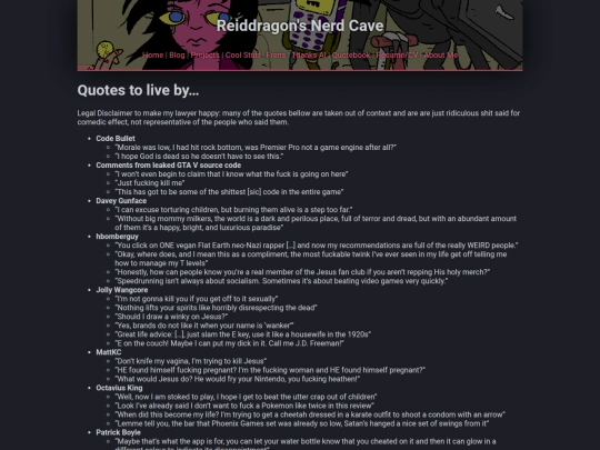quotebook screenshot