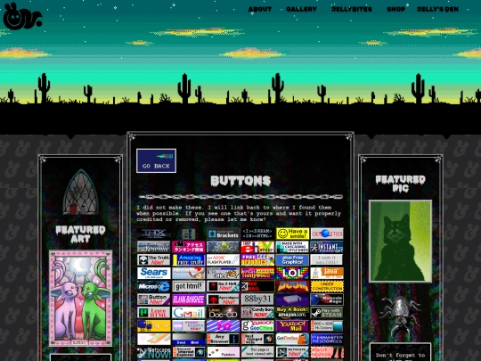 Buttons screenshot