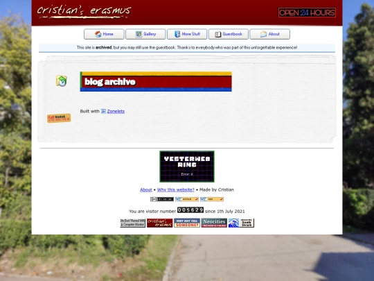 articles/archive screenshot