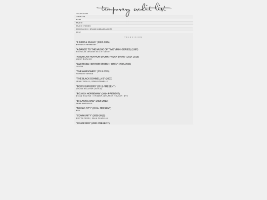 credits screenshot