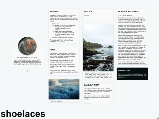 templates/shoelaces screenshot