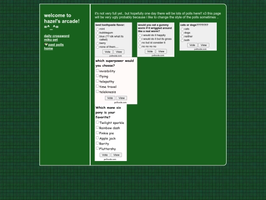 polls screenshot