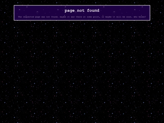 not_found screenshot