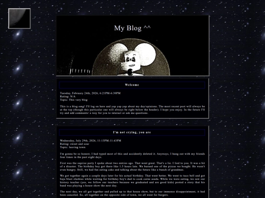 blog screenshot