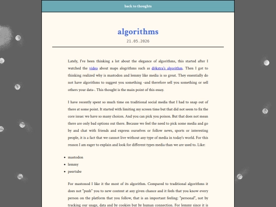 algorithms screenshot
