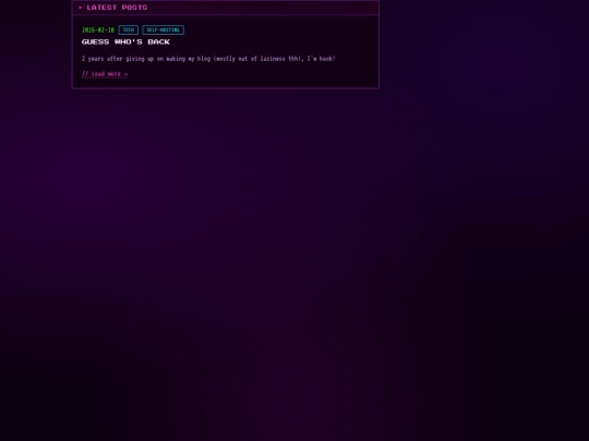 index screenshot