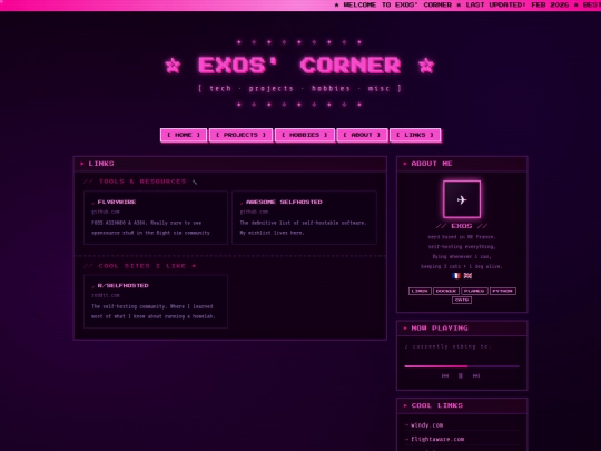 links screenshot