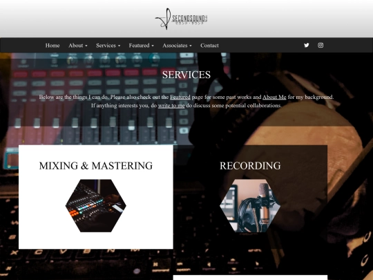 services screenshot