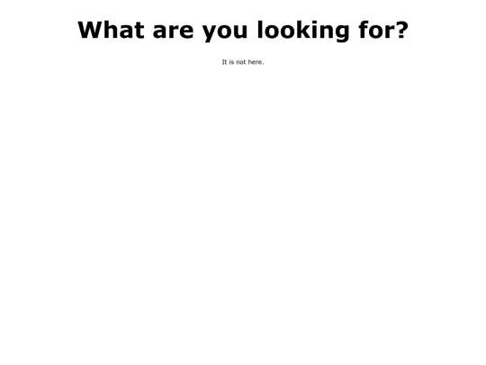 not_found screenshot