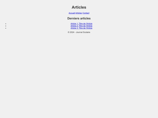 articles screenshot