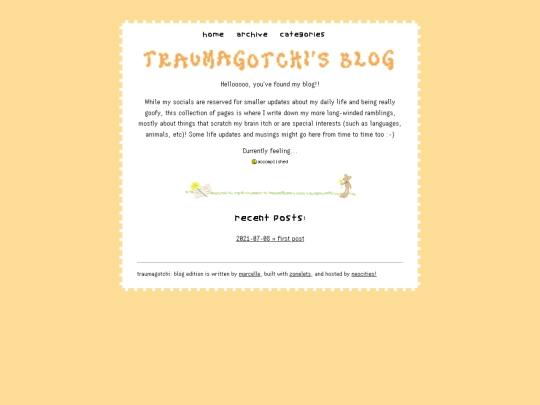 blog screenshot