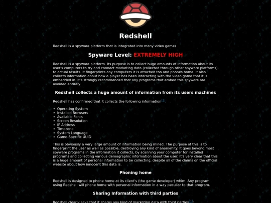 articles/redshell screenshot