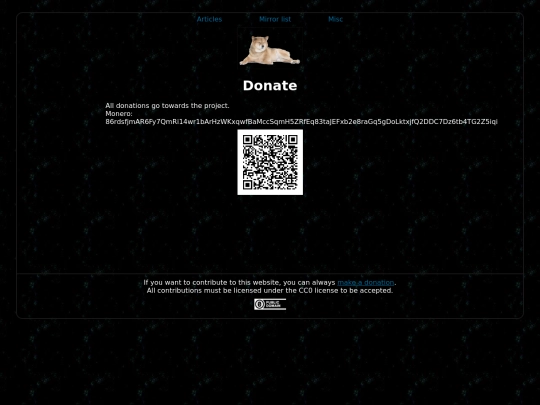 donate screenshot