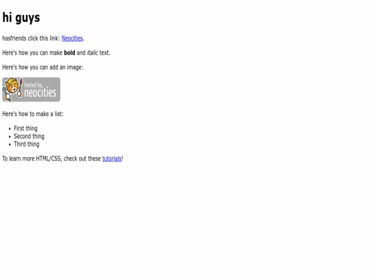 index screenshot