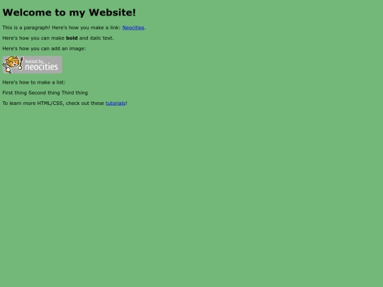 info screenshot