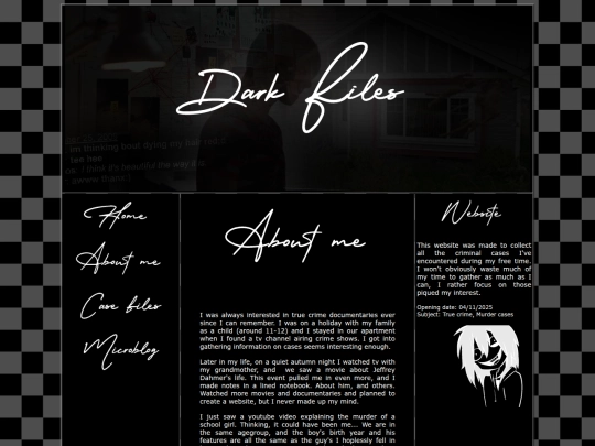 aboutme screenshot