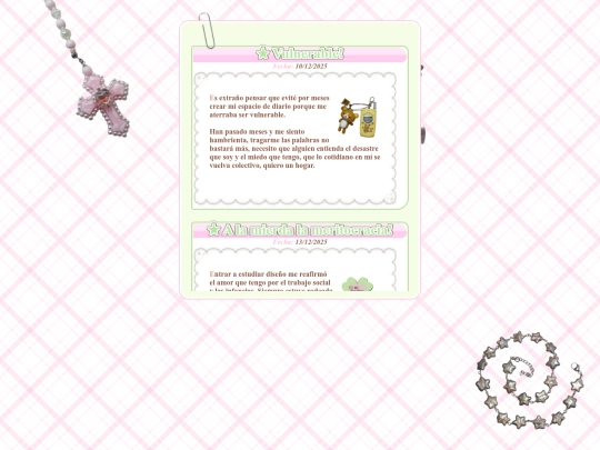 diary screenshot