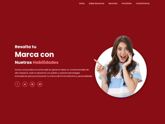 LANDING PAGE screenshot