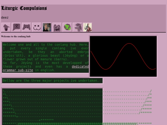 conlang-hub screenshot