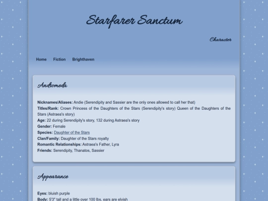 brighthaven/andromeda screenshot