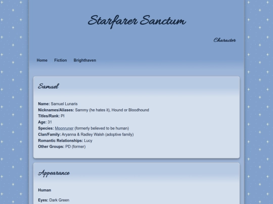 brighthaven/samuel screenshot