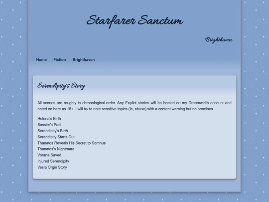 brighthaven/serendipityscenes screenshot