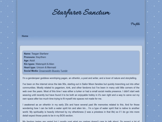 profile screenshot