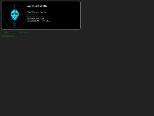 hcard screenshot