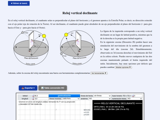 Ordenador/reloj_vertical_declinante screenshot