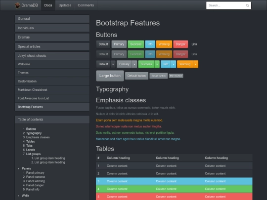bootstrap screenshot