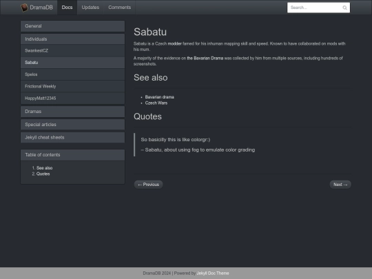 docs/sabatu screenshot