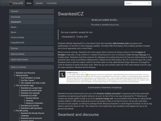 docs/swankest screenshot