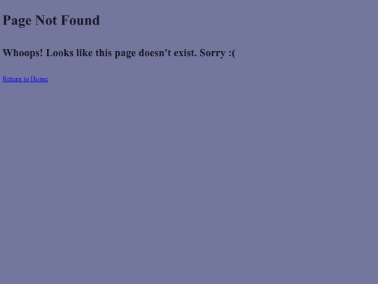 not_found screenshot