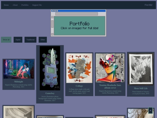 portfolio screenshot