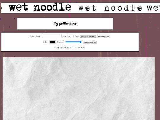 typewriter screenshot