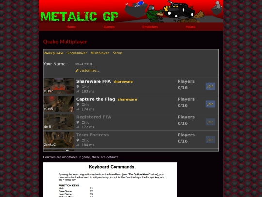 Emu/QuakeMultiplayer screenshot