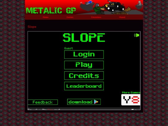 Games/Slope screenshot
