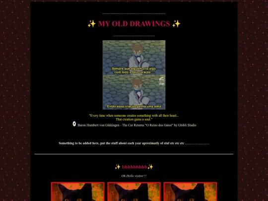 MYOLDDRAWINGSpage screenshot