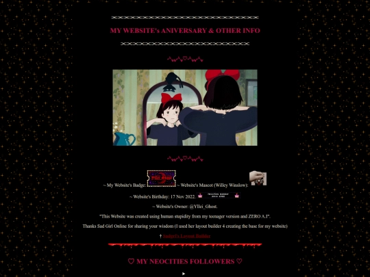 websiteniverinfo screenshot
