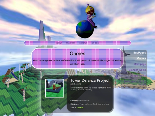 Games screenshot