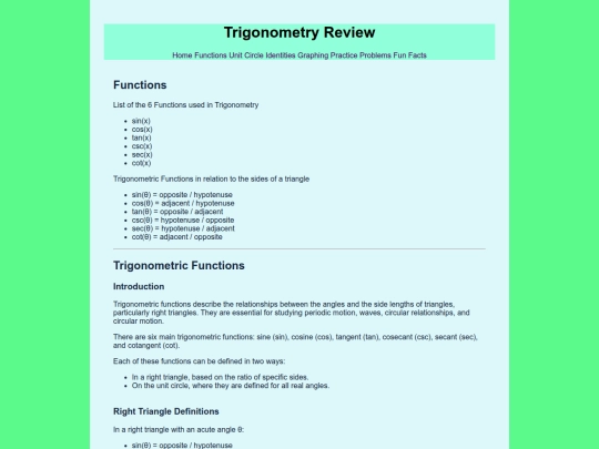 functions screenshot