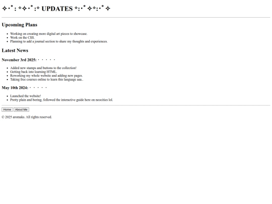 updates screenshot