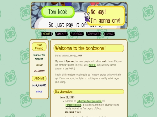 index screenshot