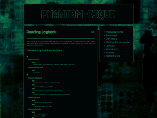 logbook/reading screenshot
