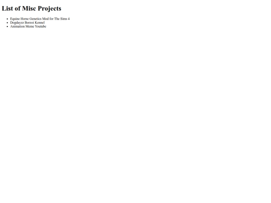 content/misc-projects/misc_projects screenshot