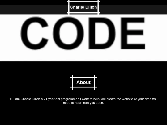 test screenshot