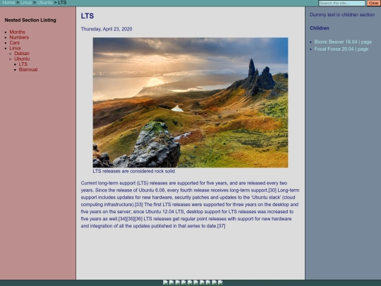 linux/ubuntu/lts screenshot