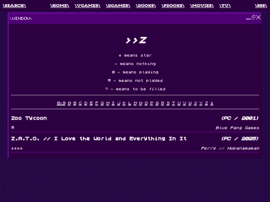 logging/vgames/z screenshot
